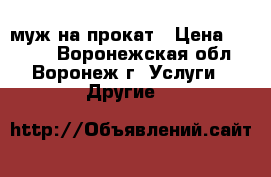 муж на прокат › Цена ­ 1 000 - Воронежская обл., Воронеж г. Услуги » Другие   